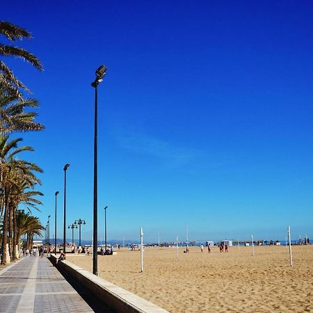 Malvarrosa Apartamento Valencia Bagian luar foto